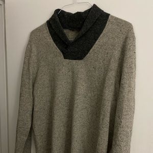 Mens mock turtle neck sweater.